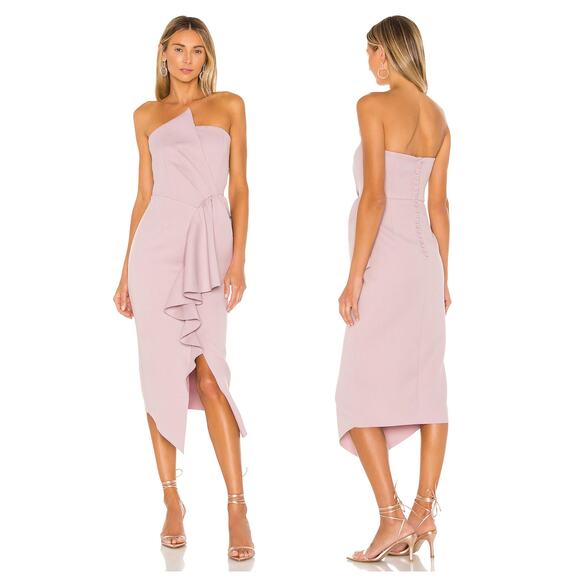 NWT ELLIATT Reception Cascade Ruffle Strapless Cocktail Dress Size XS - Picture 10 of 10